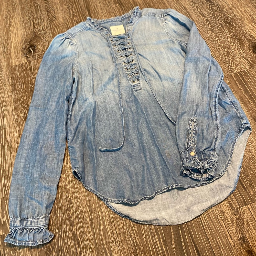 American Eagle,blue jean material,great condition